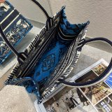 Christian Dior 7 Star Book Tote Oblique Termurah Best Quality Blue Bag