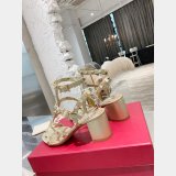 Best Quality valentino ROCKSTUD CALFSKIN ANKLE STRAP SANDAL