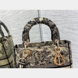 Wholesale Leather Lady Dior 24cm Best Quality Shoulder Handbag