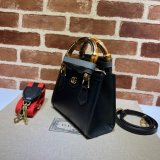Gucci designer Luxury Goods 702732 Diana mini tote bag leather