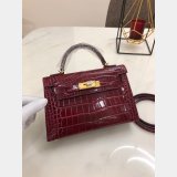 Best Hermes Kelly 1:1 Best Quality 19CM Handbags