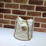 Gucci Best Quality 7 Star GG Marmont mini bucket 575163 bag
