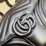 Perfect Gucci 443497 GG Marmont Small Shoulder Best Quality Bags