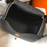 Best Quality Hermes Lindy 26cm Black Bags Sale Outlet Online