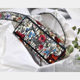 Lady D-Lite Bag Multicolor Lady Dior 24cm Best Quality Paisley Embroidery