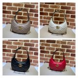 Gucci Best 699514 GG Marmont half-moon-shaped Best Quality bag