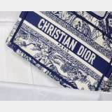 Top Quality Dior Best Quality Mini Book Tote Bag 22CM Canvas Embroidered