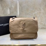 YSL Best Quality Niki 22cm crinkled vintage leather 533037