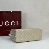 Gucci 815214 GG Emblem Medium Tote Shoulder Bag