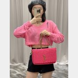 Designer Best Quality Saint Laurent Kate Clutch 553804 Rose Bag