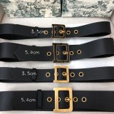 Christian Dior Best Quality Belts 3.5CM & 5.0CM Black Shop Online Now