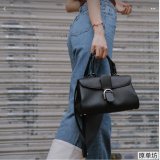 High Quality Black 99125066 Brillant RodéoCalf Delvaux Best Quality Bag