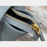 Celine Best Quality Grained Calfskin Nano Belt Bag Blue
