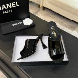 CC 26 Patent Calfskin Mules