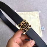 Loewe Top Quality Fashion Anagram 3.2CM Width Best Quality Belts