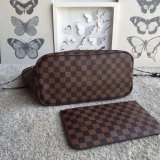 Best Quality Louis Vuitton Wholesale Neverfull MM Damier Ebene N41358 Brown
