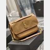 Saint Laurent 633158 Best Quality Designer NIKI Crinkled Vintage Leather