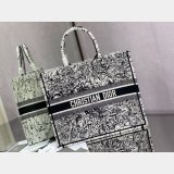 Best Quality Christian Dior Trotter Pattern Hand CD Book Tote Bag