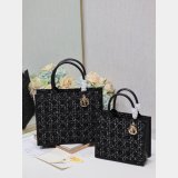 Dior Best Quality 1265/1286 1:1 Mirror Book Tote High Shopping Bags