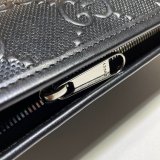 Gucci Best Quality Black GG embossed mini 625568 bag