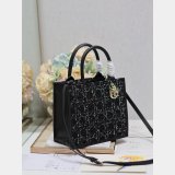 Dior Best Quality 1265/1286 1:1 Mirror Book Tote High Shopping Bags