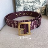 Christian Dior Best Quality Belts 3.4cm Accessories Belts