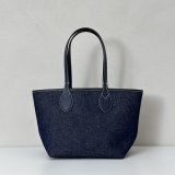 Gucci 820496 Totissima Shoulder Tote GG Denim Best Quality Bag
