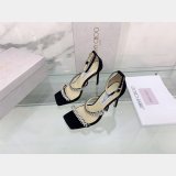 Suede Sandals Best Quality Jimmy Choo 7 Star Heel 10CM Shoes