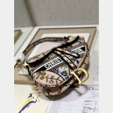 Buy Christian Luxury Best Quality Dior Oblique Saddle 9012/0446 Bag