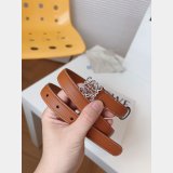 Luxury Inspired Loewe Anagram 2.0cm Width Best Quality Belt