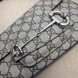 Perfect Gucci Best Quality Horsebit 764155 7 Star 1955 Shoulder Beige Bag
