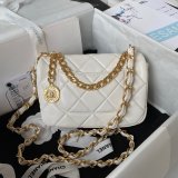 Perfect Copy Top Quality AS4012 Flap Black Best Quality Bag