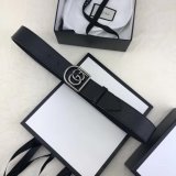 Top Quality Gucci Double G leather Best Quality belt black