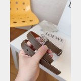 Luxury Inspired Loewe Anagram 2.0cm Width Best Quality Belt