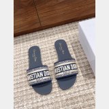 Best Quality Dior Flat Slipper DWAY SLIDE