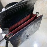 High Quality Best Quality YSL 578000 Cassandra Top Handle Black Bags