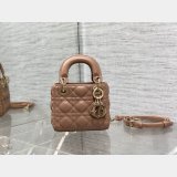 Best Quality Fashion Dior Micro Lady 1:1 Mirror 12CM Bag