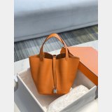 Designer Hermes Picotin Bags 18/22CM Silver Best Quality Best Online