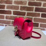 Copy Gucci Best Quality GG Marmont Shoulder Wholesale 739682 Luxury Bag
