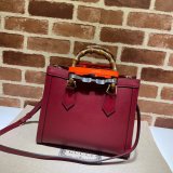 AAA Best Quality Designer Gucci 660195 Diana small tote leather Handbags