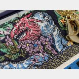 Christian Dior AAA+ Best Quality Canvas Lady 24CM Tote Bag