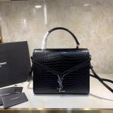 High Quality Best Quality YSL 578000 Cassandra Top Handle Black Bags