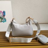 Prada Best Quality Nylon Hobo 1BH204 Knock Off Designer Bag