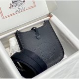 Best Quality Hermes Mini Evelyne TPM Bag Black