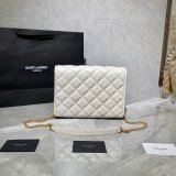 Best Quality Saint Laurent Becky Large chain bag in quilted lambskin