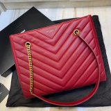 Shop Ysl Best Quality Saint Laurent Red and Black
