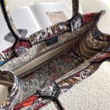 High Quality Dior Book Tote Rose Best Quality Dior Oblique Embroidery