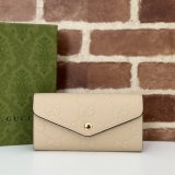 Perfect Best Gucci Best Quality 1:1 Mirror 772791 GG Continental Wallet