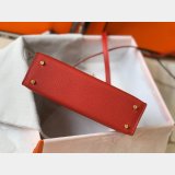 Best Quality Hermes Red Mini Kelly Handbag Epsom leather
