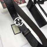 Fake Gucci 37MM Double G leather Best Quality belt